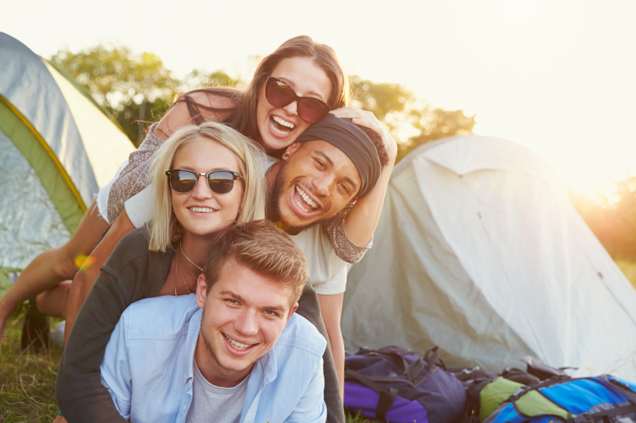 famille en camping ecologique verdon